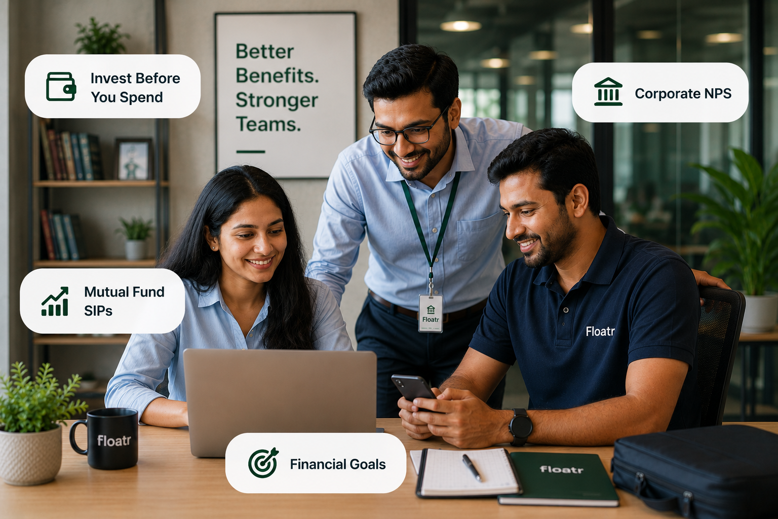 Home 1 Indian professionals in a financial wellness session at work